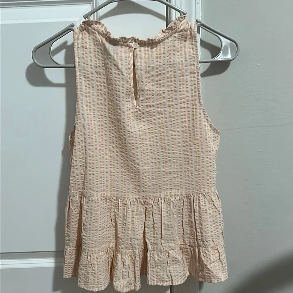 Universal Thread Striped Ruffle Top - Picture 3 of 3